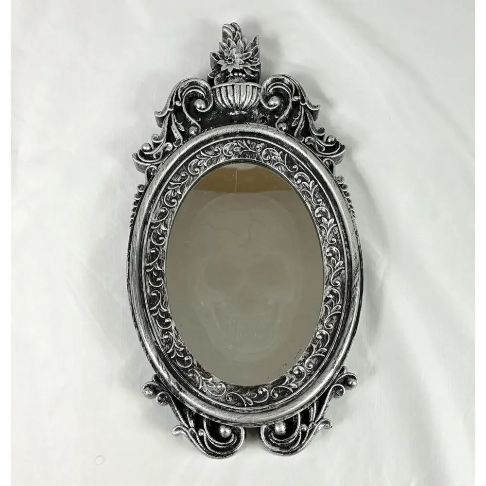 Halloween Gothic Animated Spooky Mirror Lights Sound Party Prop Decoration